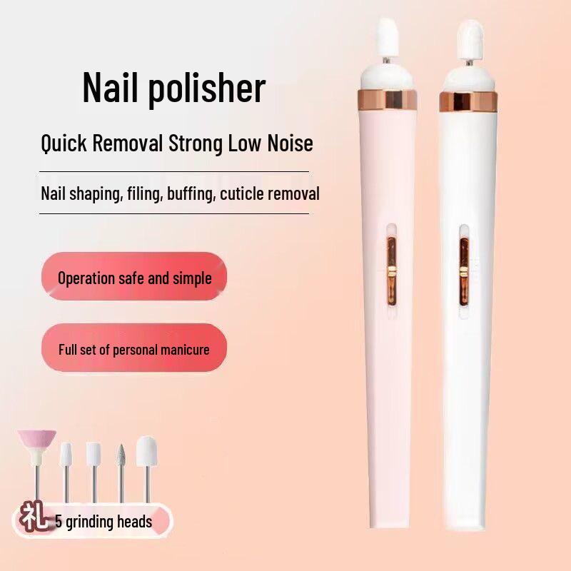 Rechargeable Electric Toenail Fungus Grinder & Clipper for Thick Nails - Elderly Manicure Tool In Gray