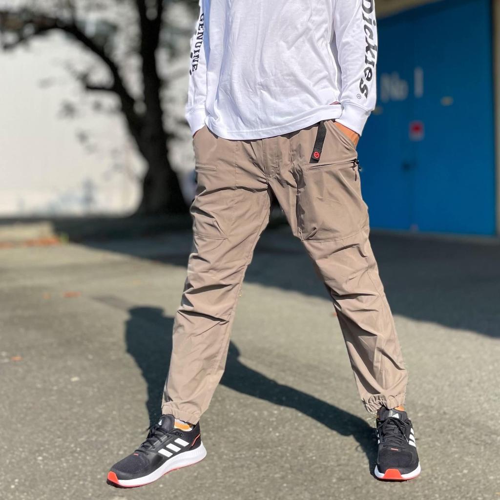 Outdoor Products Men's Zip Pocket Climbing Pants, Sizes M, L, LL, 2L, 3L, 4L, 5L (JP, Alphabet, M, Khaki)