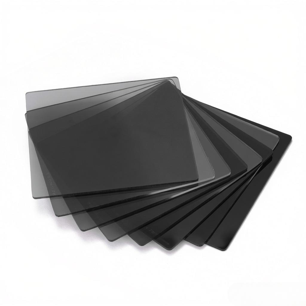 Square Neutral Density Filter Kit ND2+4+8+16 Filter Set with Ring Adapter and Filter Holder Camera Photography Accessories