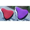 1-6Pcs Bicycle Saddle 3D Soft Bike Seat Cover Cycling Silicone Seat Cushion Cycling Breathable Saddle Comfortable Bicycle Bike