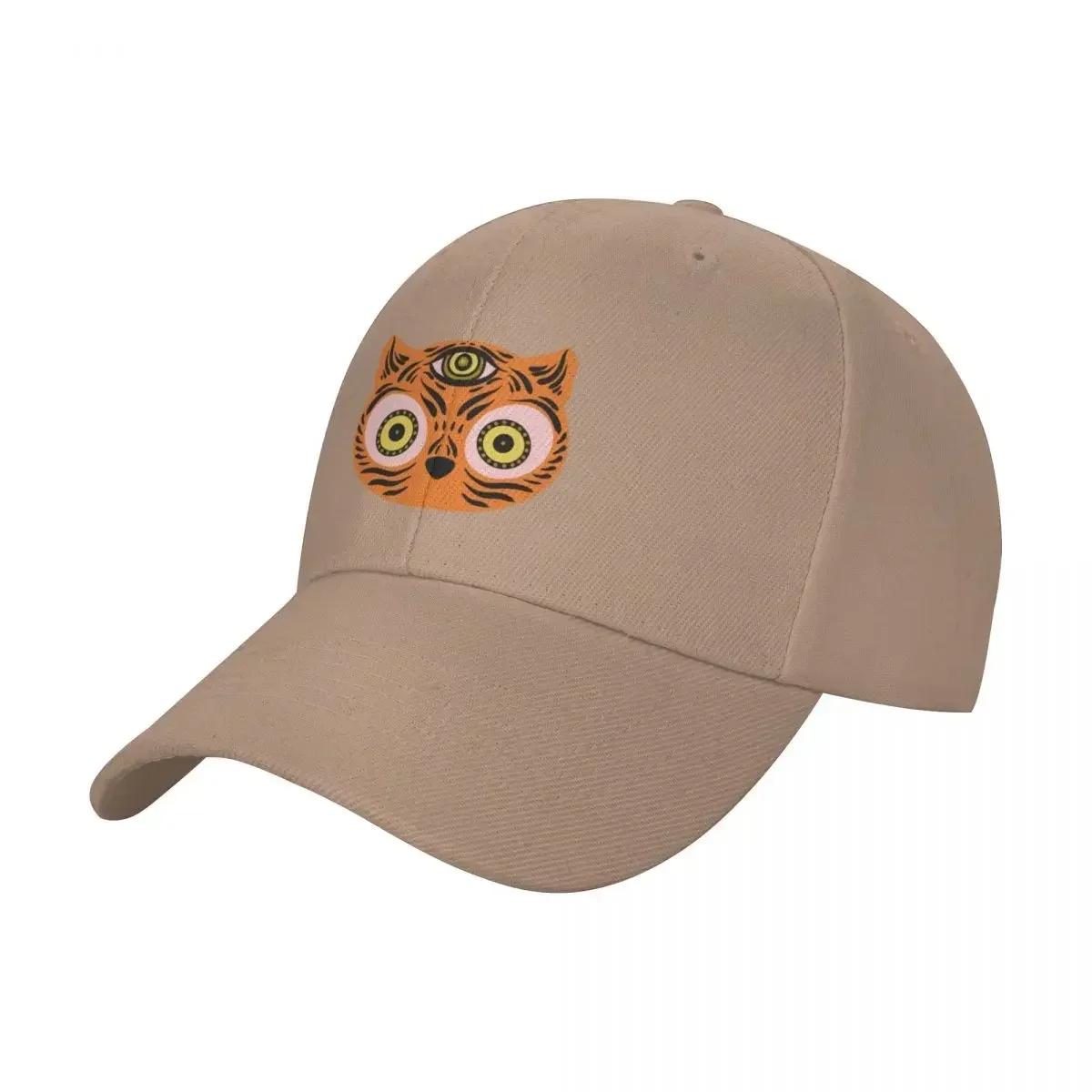 

Third Eye of the Tiger yellow Baseball Cap Hood Luxury Cap Hat Unisex Luxury funny hat For Unisex WoUnisexs