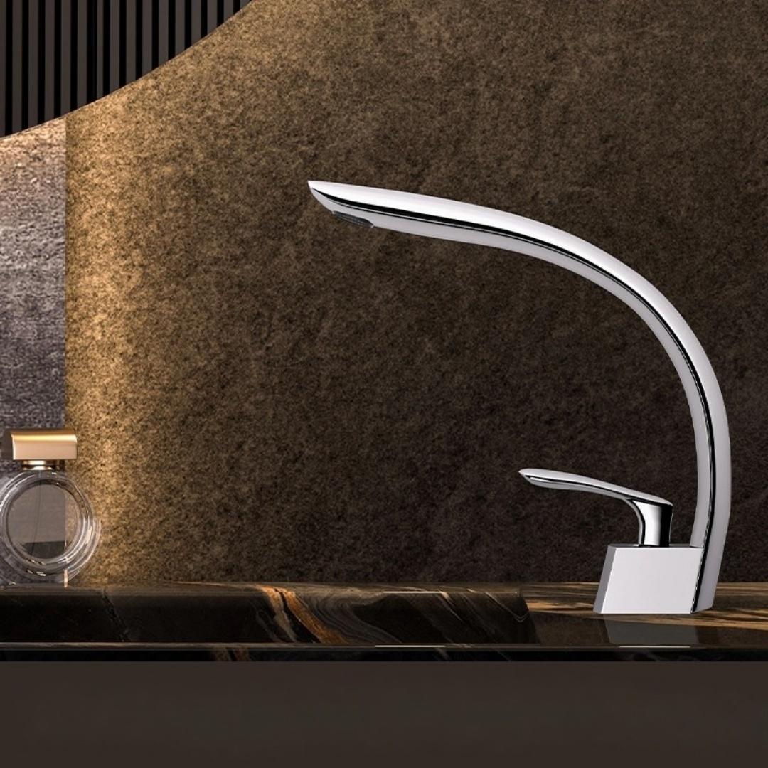 

Brushed Rose Gold Bathroom Faucet White Sink Mixer Tap Brass Hot Cold Brushed Gold Wash basin Faucet Gray Lavotory Faucet