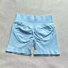 European & American High-Waist Tummy-Control Peach Butt Sports Shorts: Slimming, Quick-Dry Yoga & Running Gear