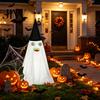 Halloween Ghost Decorations Decoration, Spooky Outdoor Standing with Glow in Night Glowing Porch Decor The Dark Expressions for Yard Lawn