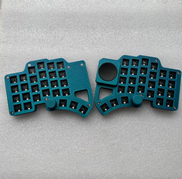 Custom Dilemma Max Split Keyboard Kit Wired RGB Hot Swap Welding FDM Knob Touchpad Mouse Simulate Support Vial MX Switch Gift