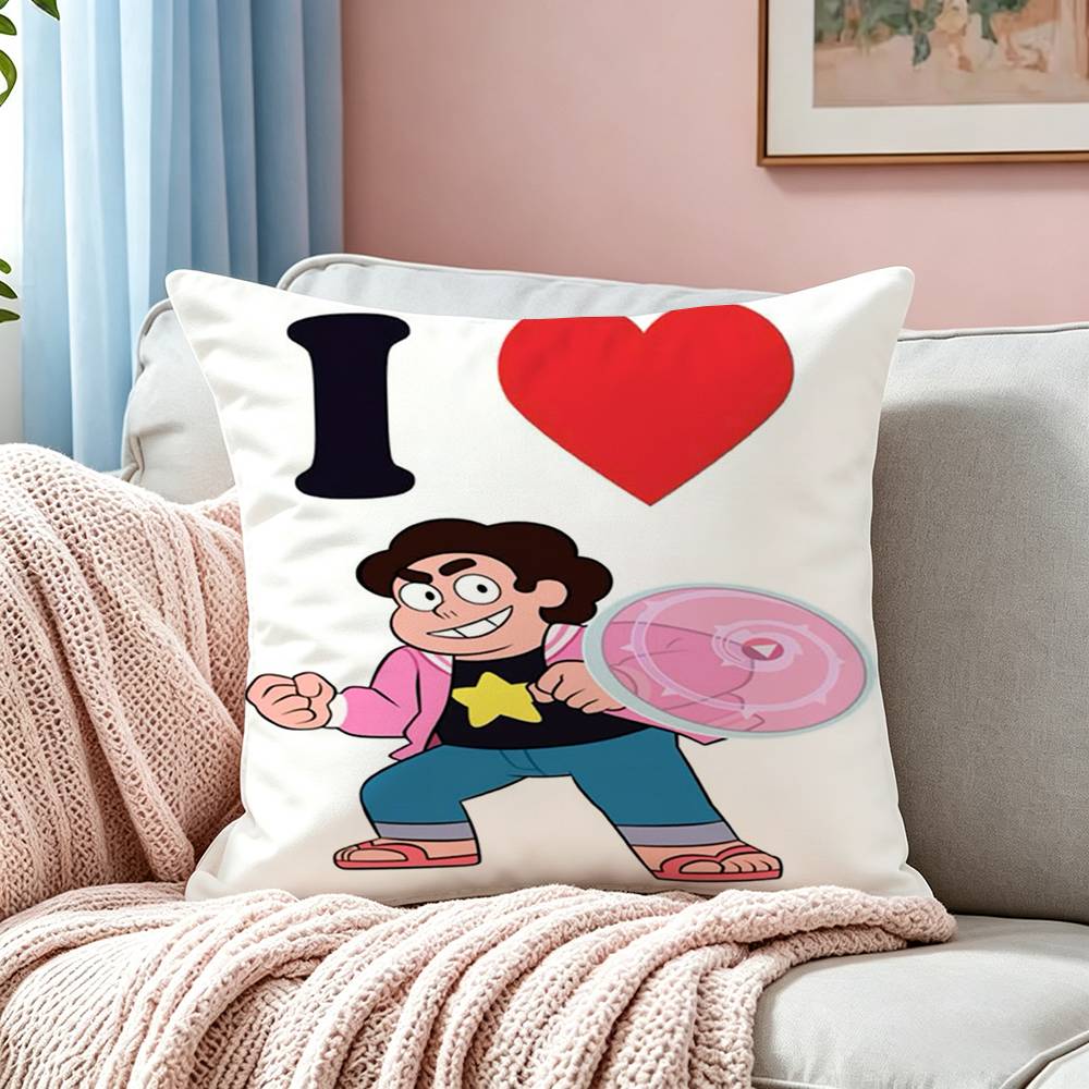Ssteven Universe Square Doublesided Printed Pillow Case Bedroom Bedside Pillow Sofa Cushion Cover