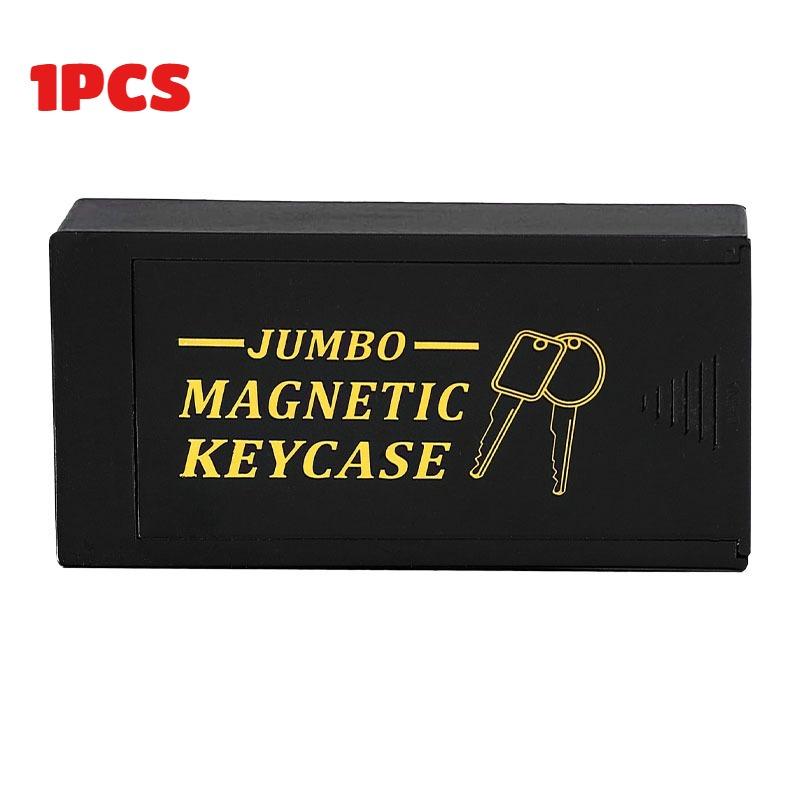 Magnetic Key Holder Under Car - Durable Plastic Spare Key Hider with Strong Magnet for Car/Home/Office - Never Locked Out