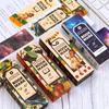 28 Pcs/Set Retro Art Bookmarks Paper Creative Vintage Cartoon Hand Account DIY Decor Bookmark Stationery Student Office Supplies