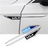2026 Hot Car Sticker Metal Alloy Car Door Fender Blade Decal Badge Car Body Protective Sticker Decal For KIA RIO 2 3 4 5 Xline X