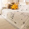 Red Festive Sofa Cover All-in-One Couch Blanket Universal Fit Home Decor