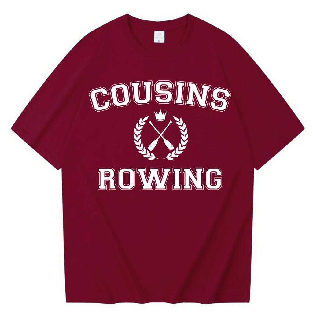 2025 THe Summer I Turned Pretty T-Shirt Belly's Cousins Rowing Short Sleeve Tee Cousins Beach Shirt