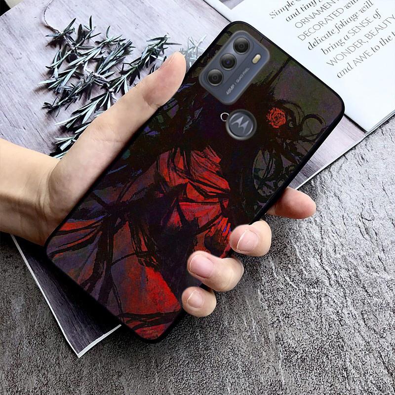 Black Cat Art Phone Case For Moto G86 G85 G75 G15 G05 G56 G72 G53 G54 G84 G60 G31 G32 G24 G 5G G Play