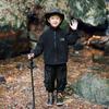 Boys' 3-in-1 Windbreaker Jacket - 2025 Spring/Autumn Kids' Waterproof Outdoor Coat