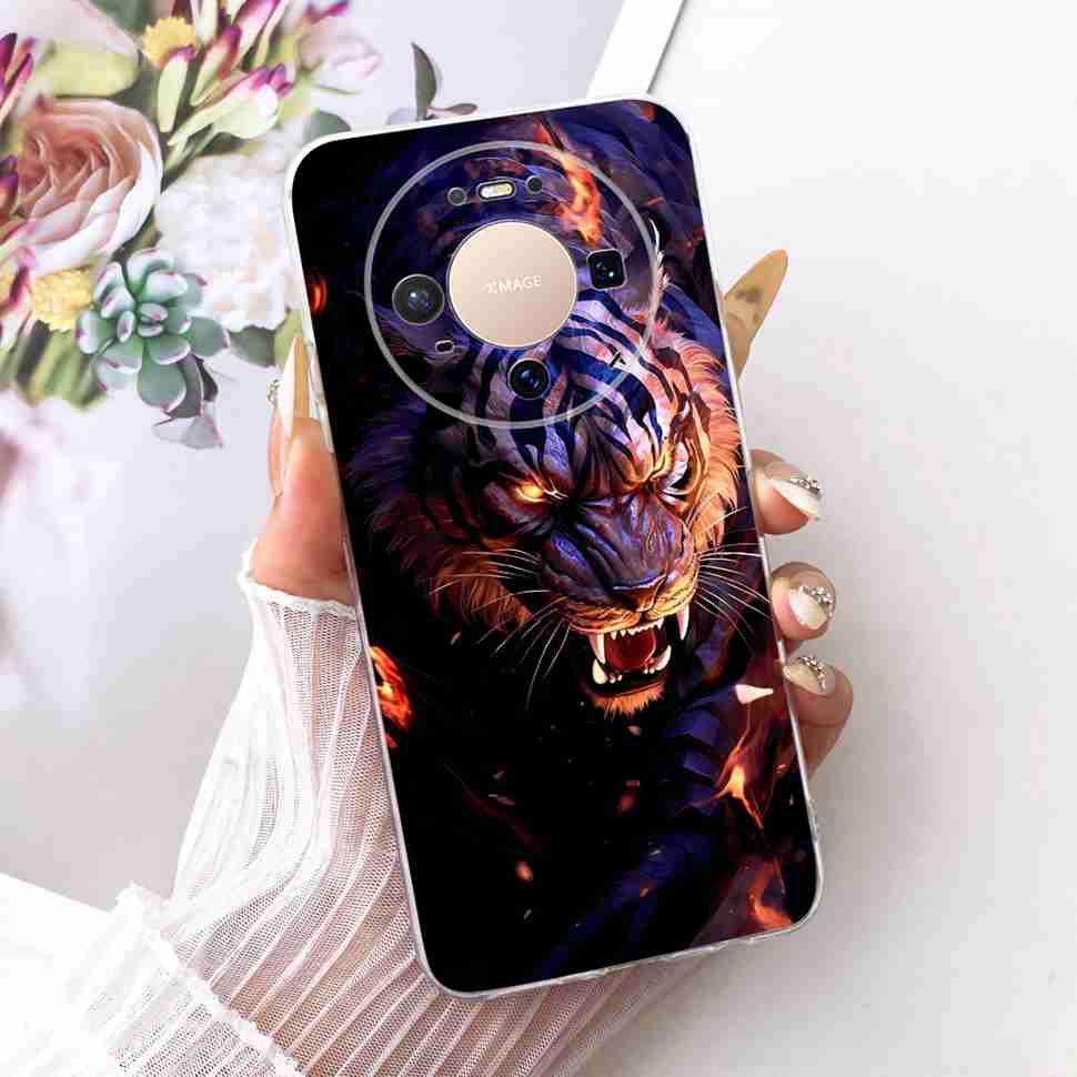 For Huawei Mate 80 5G 2025 Case VYG-AL00 Soft Silicone Sweet Heart Painted Cover Case For Huawei Mate80 Mate 80 TPU Fundas