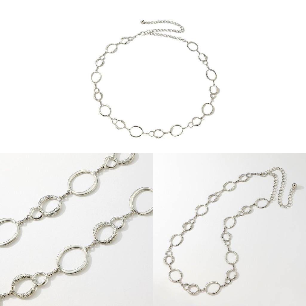 Geometric Women Alloy Waist Chain With Adjustable Lobster Clasp Accessory Summer