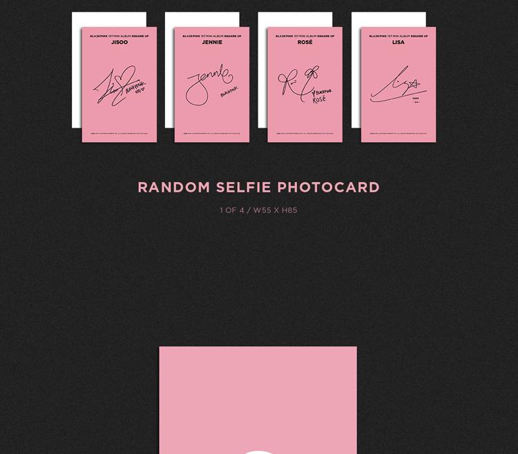 BLACKPINK [SQUARE UP] 1. Mini-Album (SCHWARZ / PINK Version)