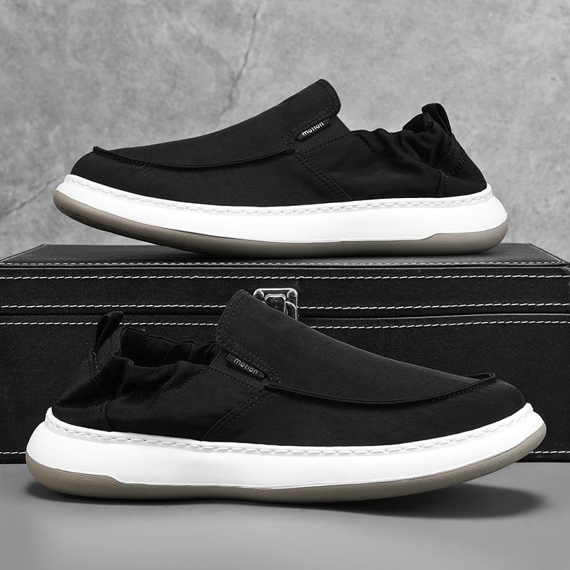 Herrenschuhe neue Stoffschuhe Herren Sommer atmungsaktive Eisseide Schuhe Herren leichte Freizeitschuhe