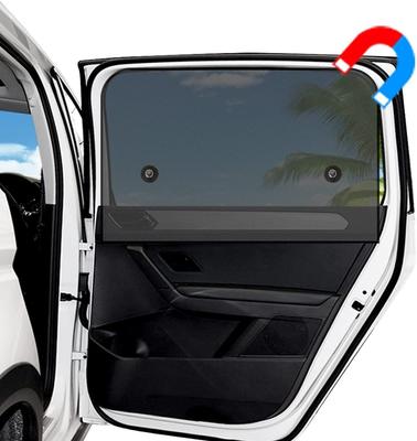 1/4pcs Magnetic Car Curtains Car Sun Shade UV Protection Car Window Sunshade Cover Window Mesh Sun Visor Summer Protection Film