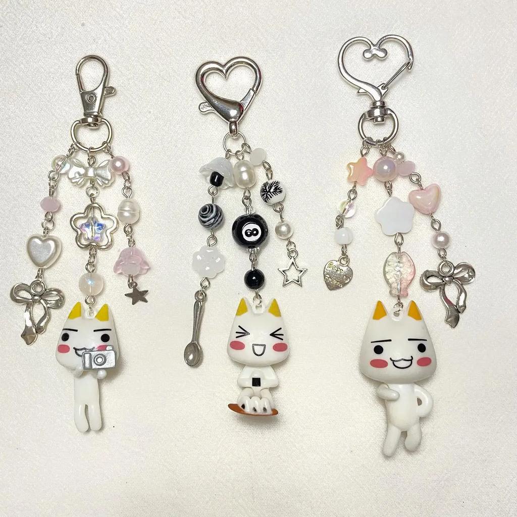 Toro inoue charms lindos, anime, kawaii, llavero estético