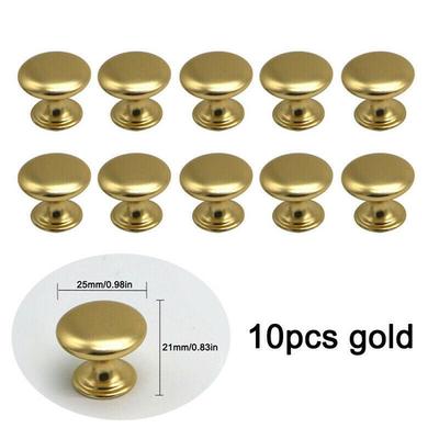10Pcs Aluminum Fittings Furniture Cabinet Drawer Knob Door Knobs Handle Wardrobe Pulls Pull Kit