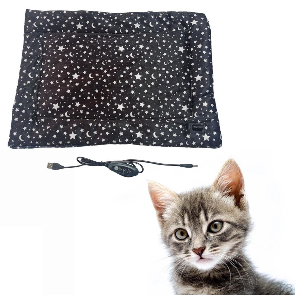 Pet Heating Pad Blanket Heated Mat Electric Warmer Bed for dogs and cats Bunny Small Animal