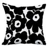 Simple Flower Pattern Pillowcase Dormitory Decoration Office Living Room Sofa Home Pillowcase