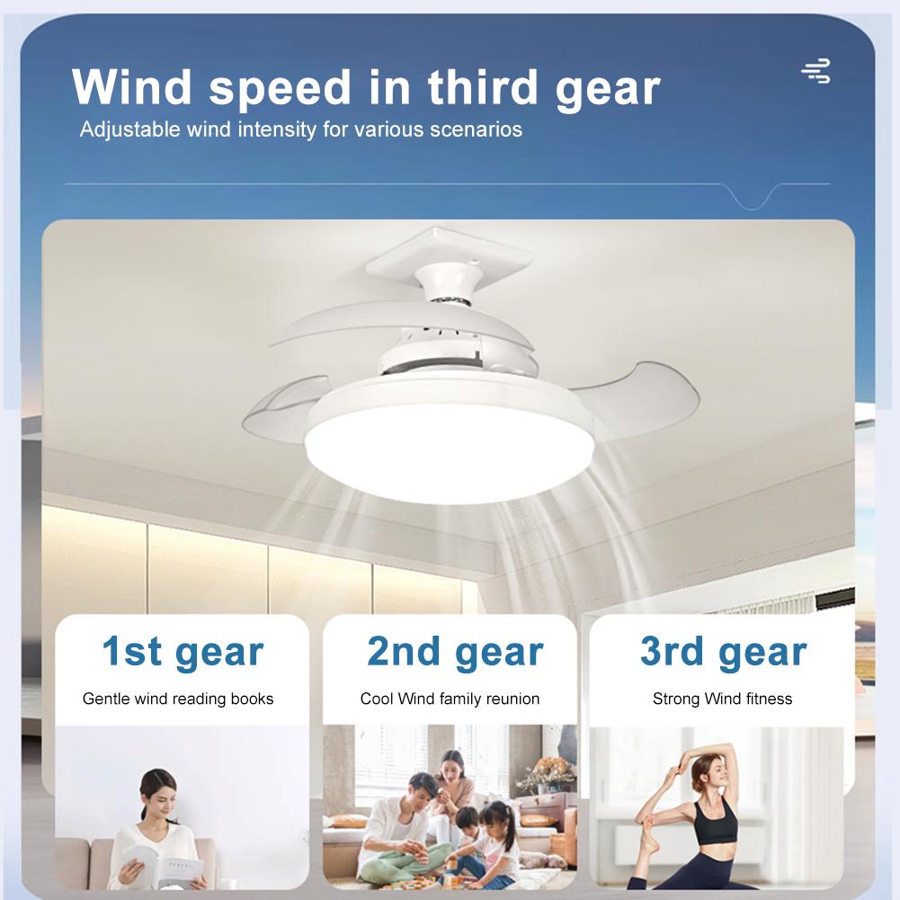Fandelier Ceiling Fan Remote Control Chandelier Ceiling Fan 3 Colour Temperatures Dimmable for Bedroom Living Room Dinning Room