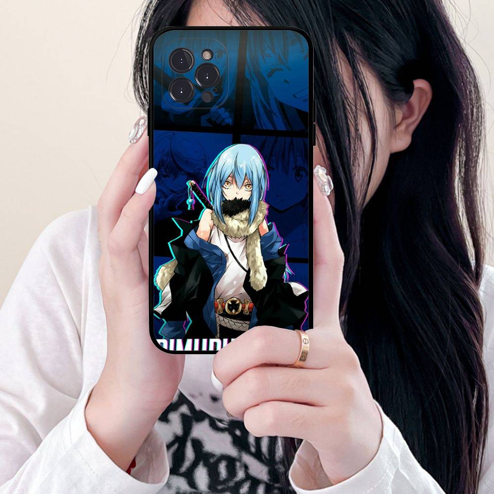 Slime Anime Rimuru Tempest Phone Case For IPhone 16 15 14 13 12 Mini 11 Pro XS Max X XR SE 6 7 8 Plus Soft Silicone Cover