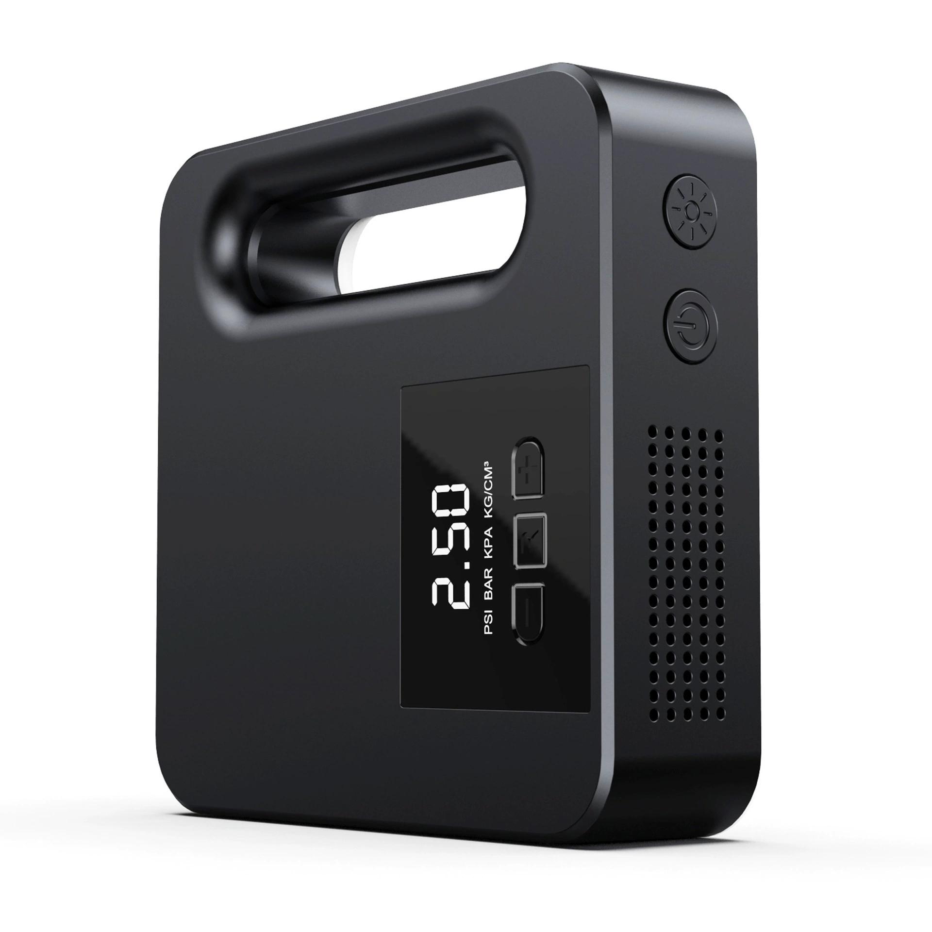 

Автомобильный воздушный насос с цифровым дисплеем, портативный электрический 12 В, многофункциональный автомобильный воздушный насос 17.5*6*21cm