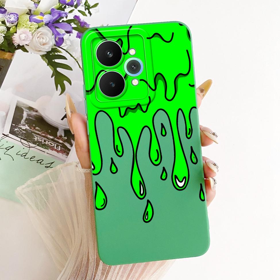 Cover For Realme 15 Pro Casing RMX5101 Silicone Luxury Fashion Flowers Kawaii Cute Painted Shockproof Phone Case