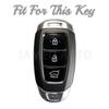 3 Buttons Tpu Car Key Case For Hyundai Palisade Grandeur Azera Elantra Gt Kona Tpu Remote Key Fob Protector Cover Accessories