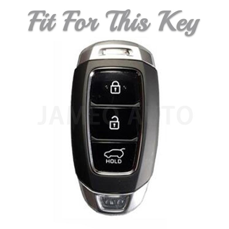 3 Buttons Tpu Car Key Case For Hyundai Palisade Grandeur Azera Elantra Gt Kona Tpu Remote Key Fob Protector Cover Accessories