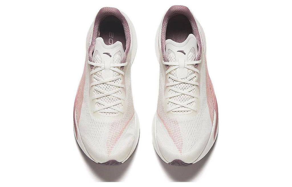 Women's Sneakers Anta C202 Comfortable Cushioning, Wear Resistant Low top Running Shoes Women's White Purple