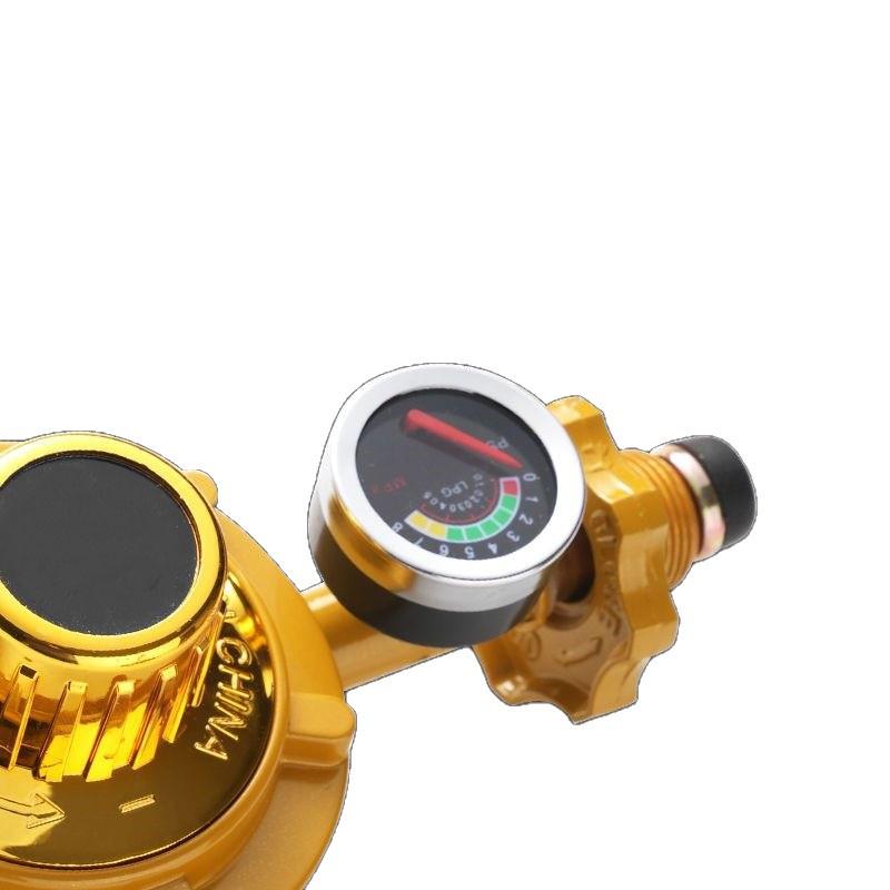 1.2 Gas Stove Low-Pressure Explosion-Proof Water Heater Valve with Ten-Speed Pressure Reducer and Gauge