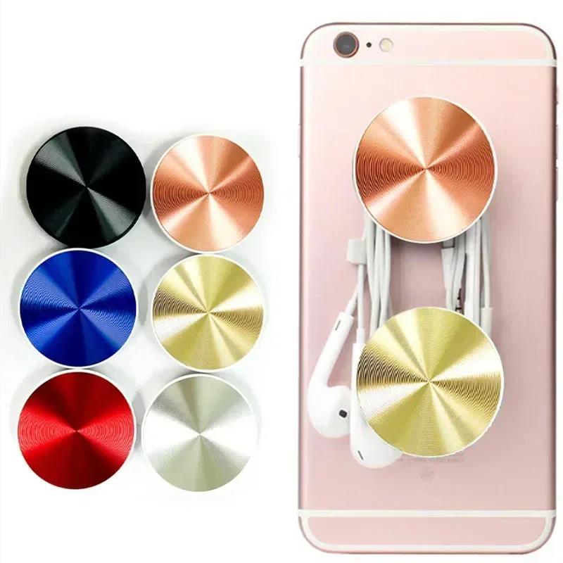 Portable CD Pattern Mobile Phone ABS Stretching Bracket for IPhone Samsung Xiaomi Universal Accessories Finger Ring Stand Holder 1