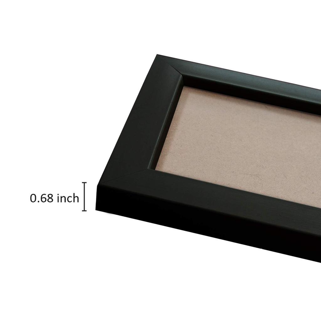 Set of 5 Photo Frames (6 X 8 Inch - 5) With Mount Paper & Love Life & 3 Butterfry Plaques.