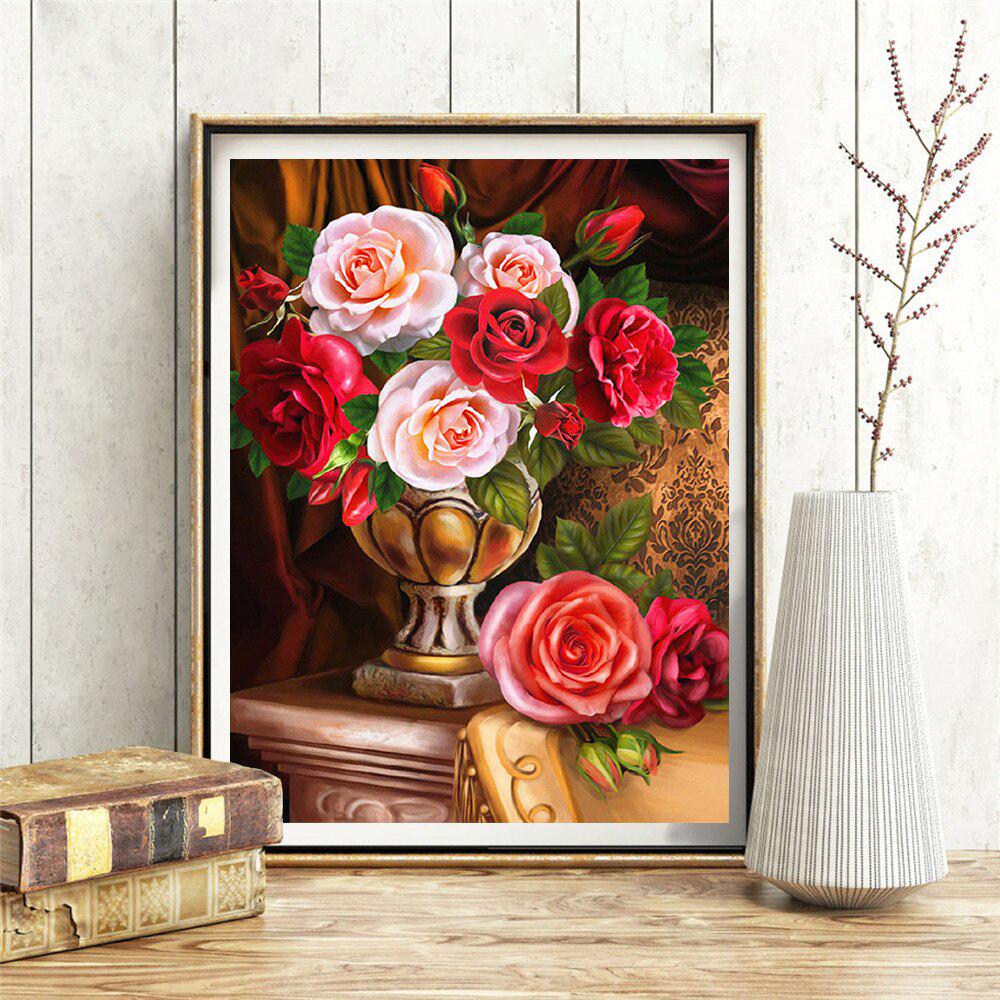 Diamond Painting Full Drill Flowers Diamond Art Embroidery Cross Stitch New Arrival Home Decoration