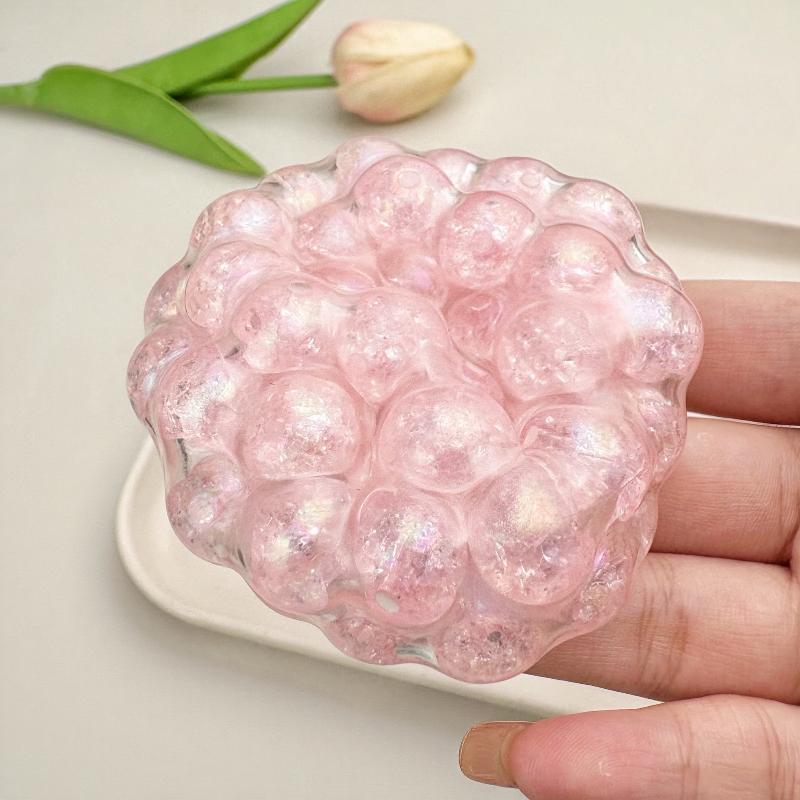 Shapeable Pearl Burst Beads Stress Ball Noisy Desktop Soothing Squeezing Crunchy Gifts For Children And Adults