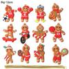 Gingerbread Man Ornaments Xmas Tree Hanging Pendant 2025 Merry Christmas Decorations for Home 2025 New Year Gift Navidad Noel