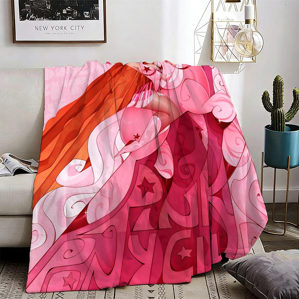 Singer C-Chappell R-Roan Throw Lightweight 240g Flannel Blanket Soft Skin-friendly for Summer Cooling 75X95CM