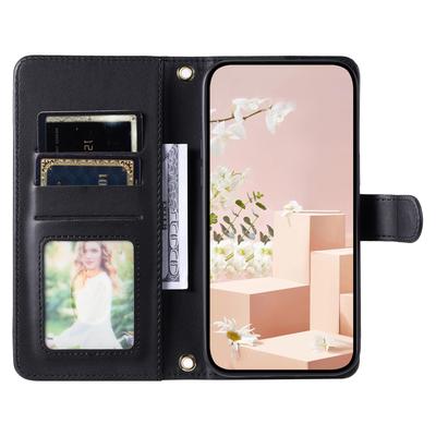 For Samsung Galaxy A14 5G/4G Case Wallet Folding Stand Leather Phone Cover with Straps