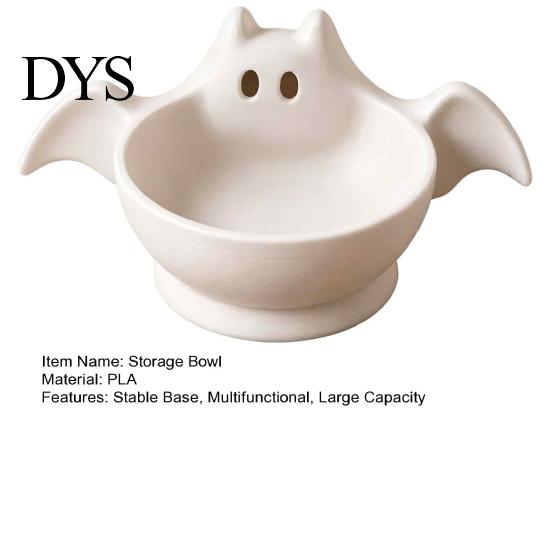 Entryway Catchall Tray Halloween Bat Shaped Storage Bowl, Cute Candy Tray, Spooky Home Office Desk Accessories Tabletop Ornament, Multifunctional
