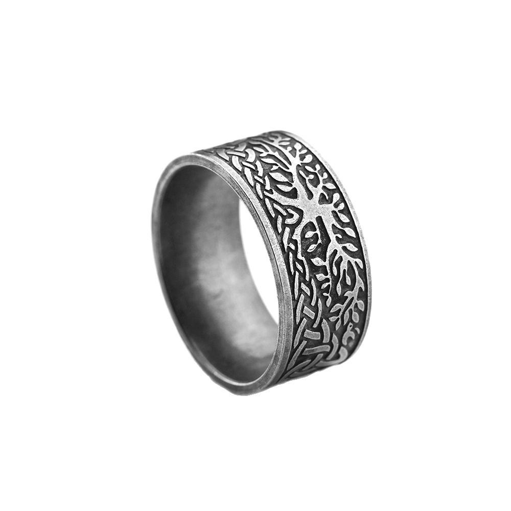 Thanksgiving Stainless Steel Family Engraving Rings - Parent-Child Gift