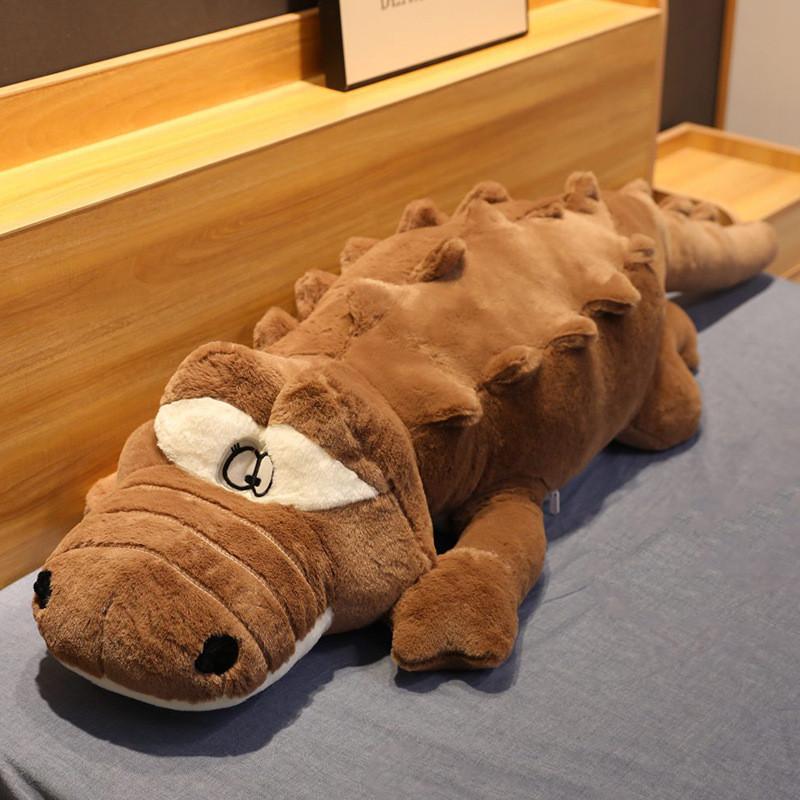 Plush Crocodile Toy Cartoon Animal Doll Long Pillow Children Holiday Gift Doll