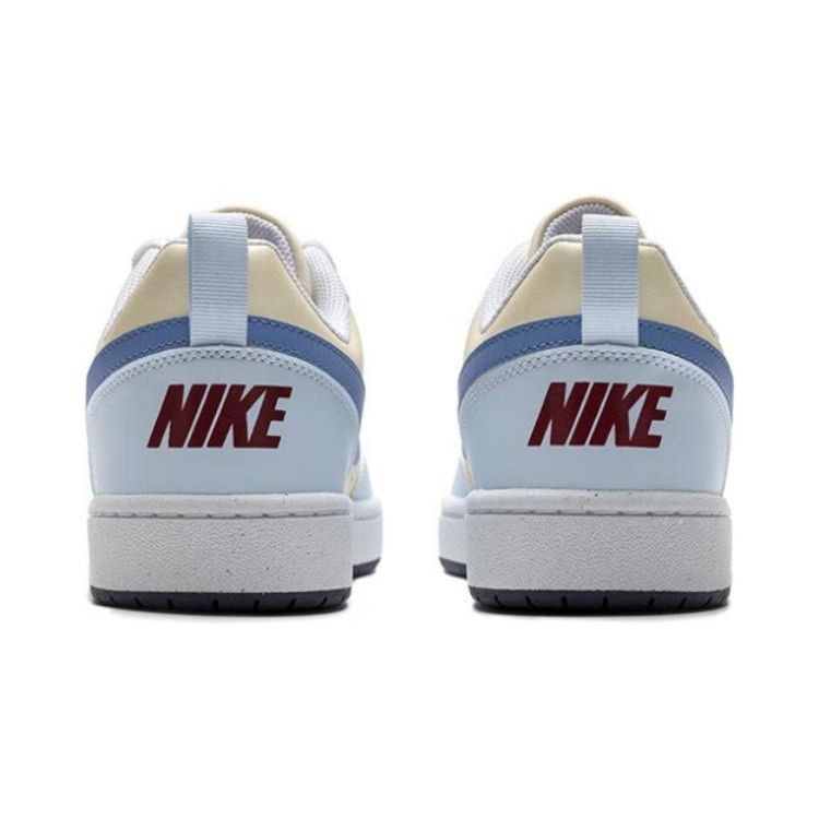 Nike Court Borough Low Recraft GS Coconut Milk Polar White Kids Sneakers Blue Light-Blue Dark-Purple FV8120-141