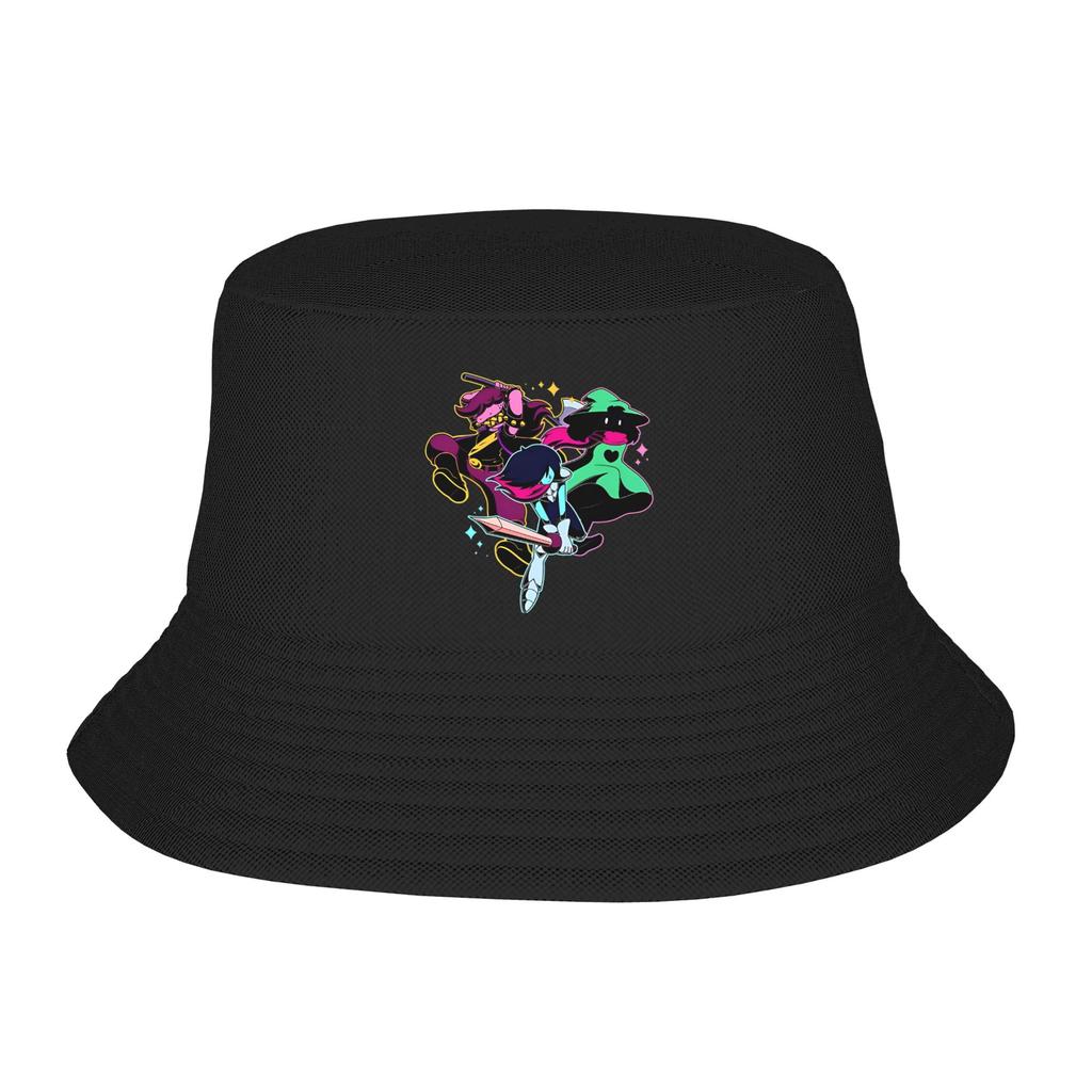 Frühlingspicknick Kopfbedeckung Deltarune Gaming Stuff Eimerhüte Trendiger Unisex Sonnenhut Bob Fischer Unisex Kappe Outdoor
