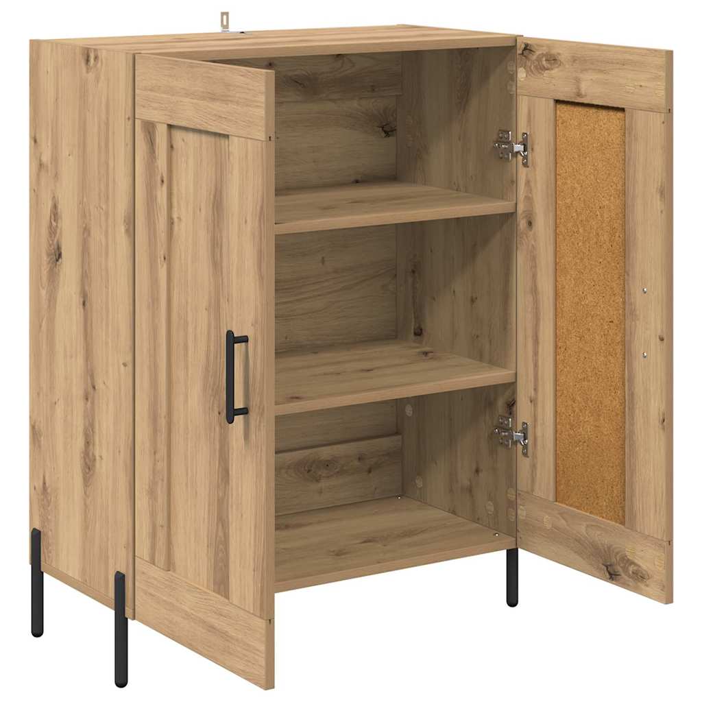 Sideboard Artisan Oak 69.5 x 34 x 90 cm Particleboard and Iron