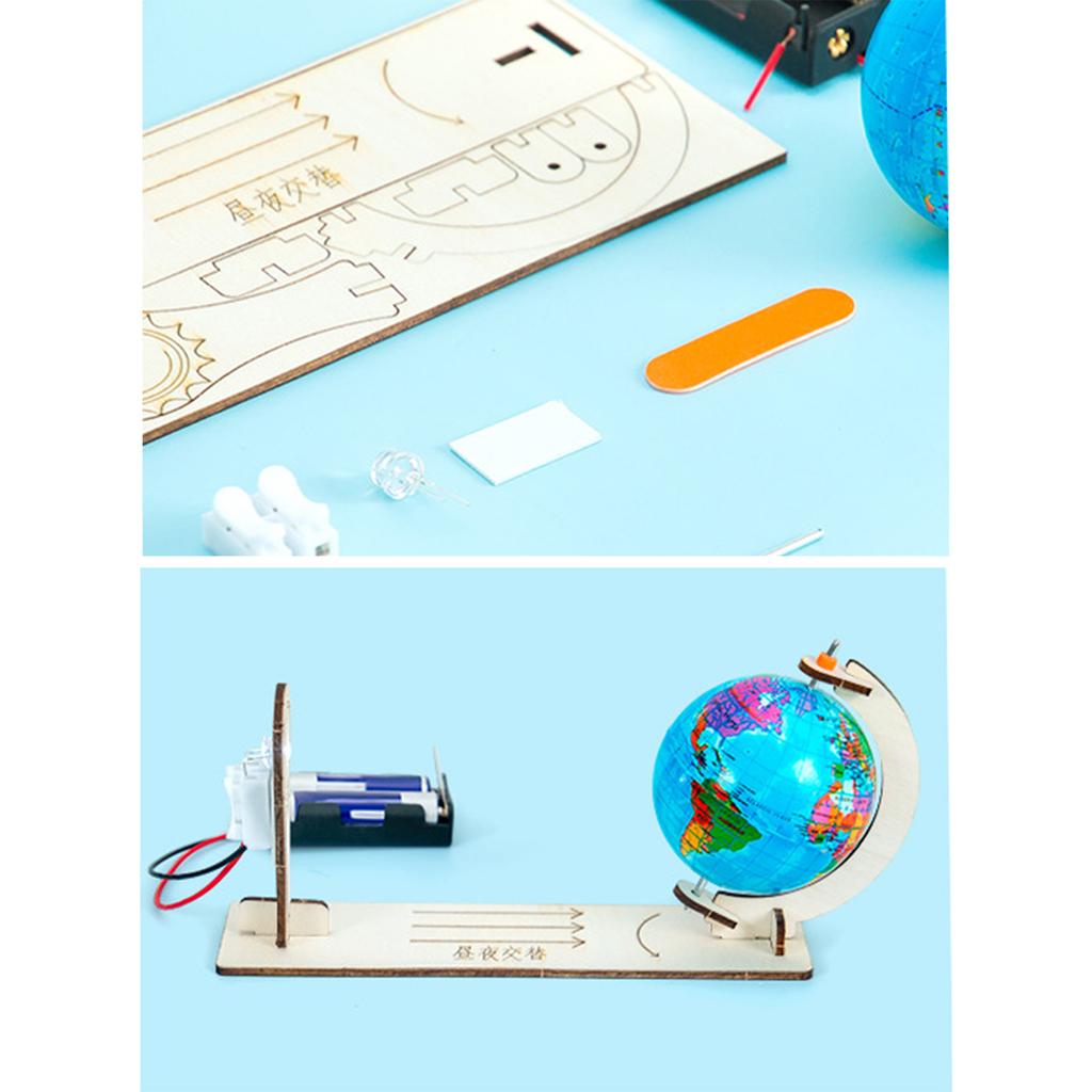 Model Demonstracyjny Zmiany Dnia i Nocy Zestawy do Eksperymentów Naukowych Pomoce Dydaktyczne do Fizyki Zabawka STEM Zestawy do Eksperymentów