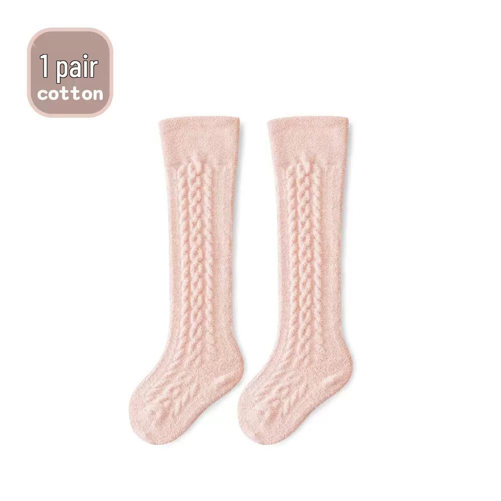 Cozy Over-the-Knee Baby Socks: Loose Cuff, Warm & Comfy for Autumn/Winter