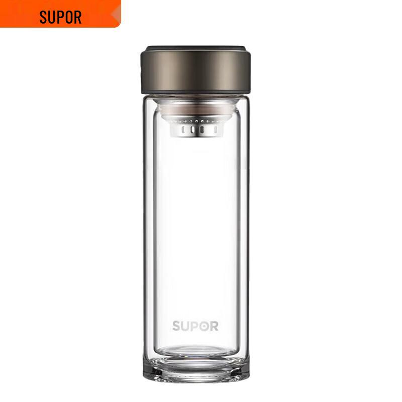 Supor Double Wall Glass Travel Mug